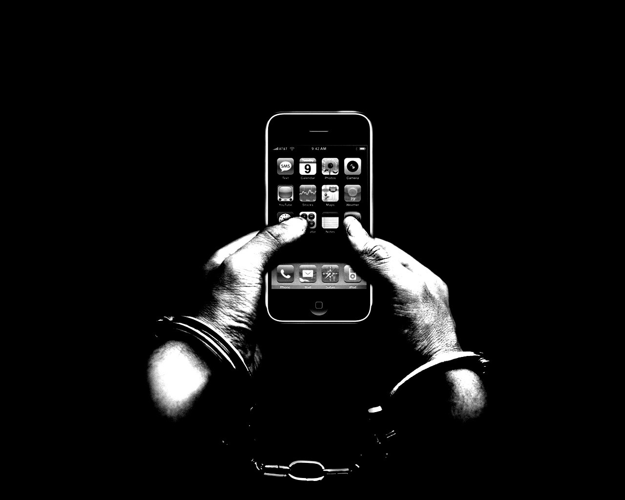 Ты раб своего iPhone обои