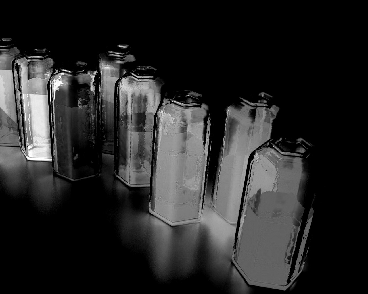 Баночки с цветными жидкостями обои