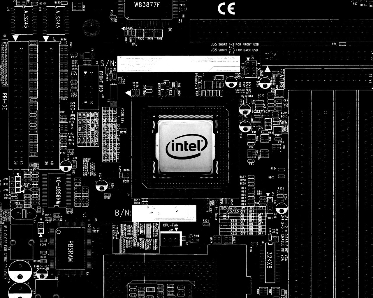 Процессор от Intel обои