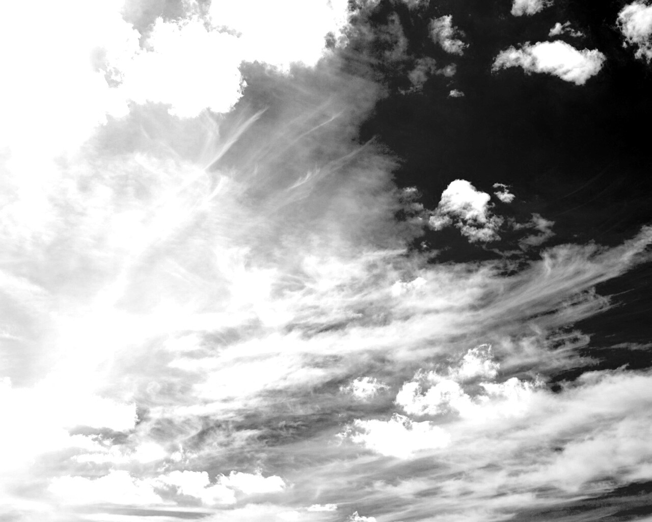 Голубое небо обои