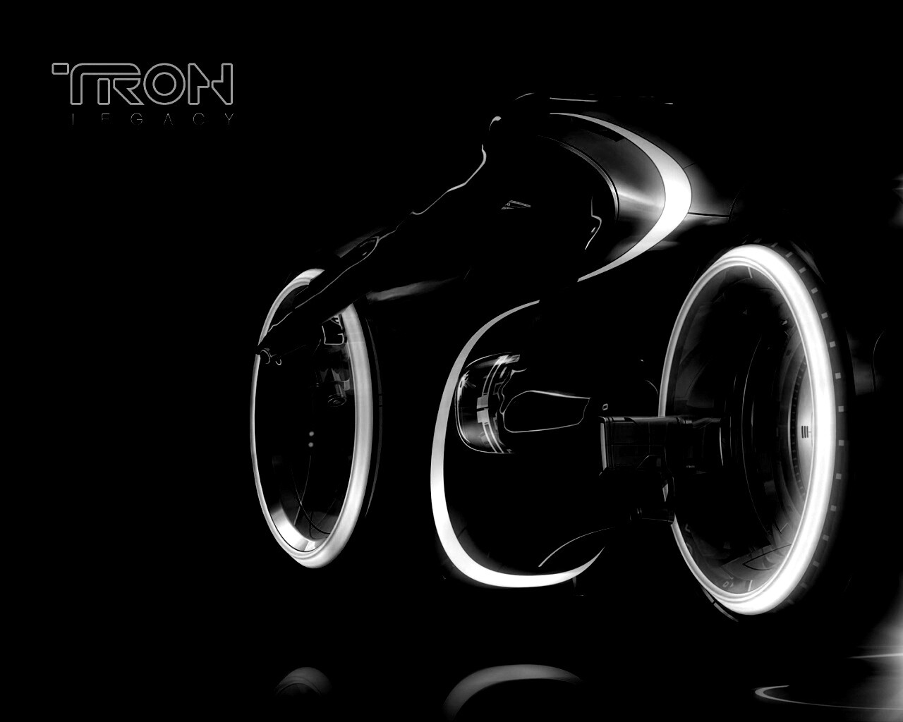 Светоцикл из TRON обои