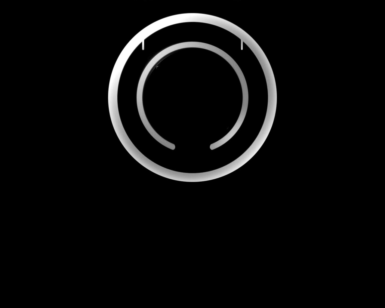 Диск из Tron на черном фоне обои