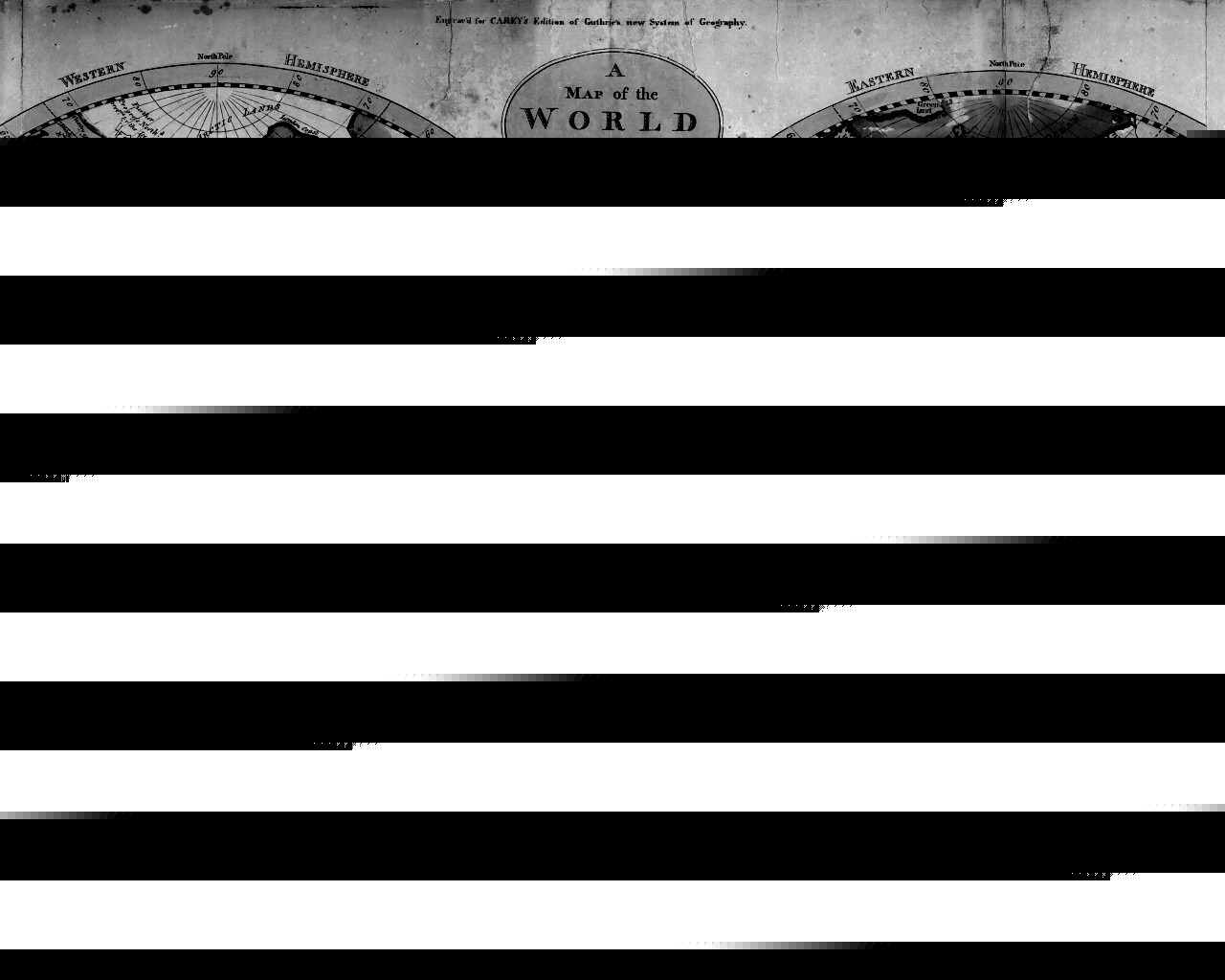 Старинная карта мира обои