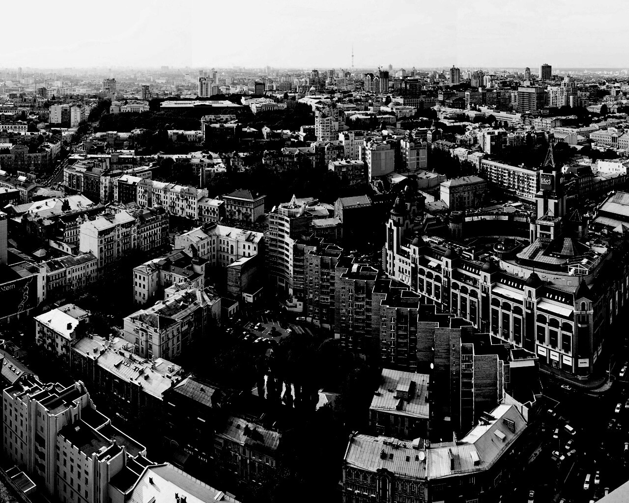 Киевская панорама обои