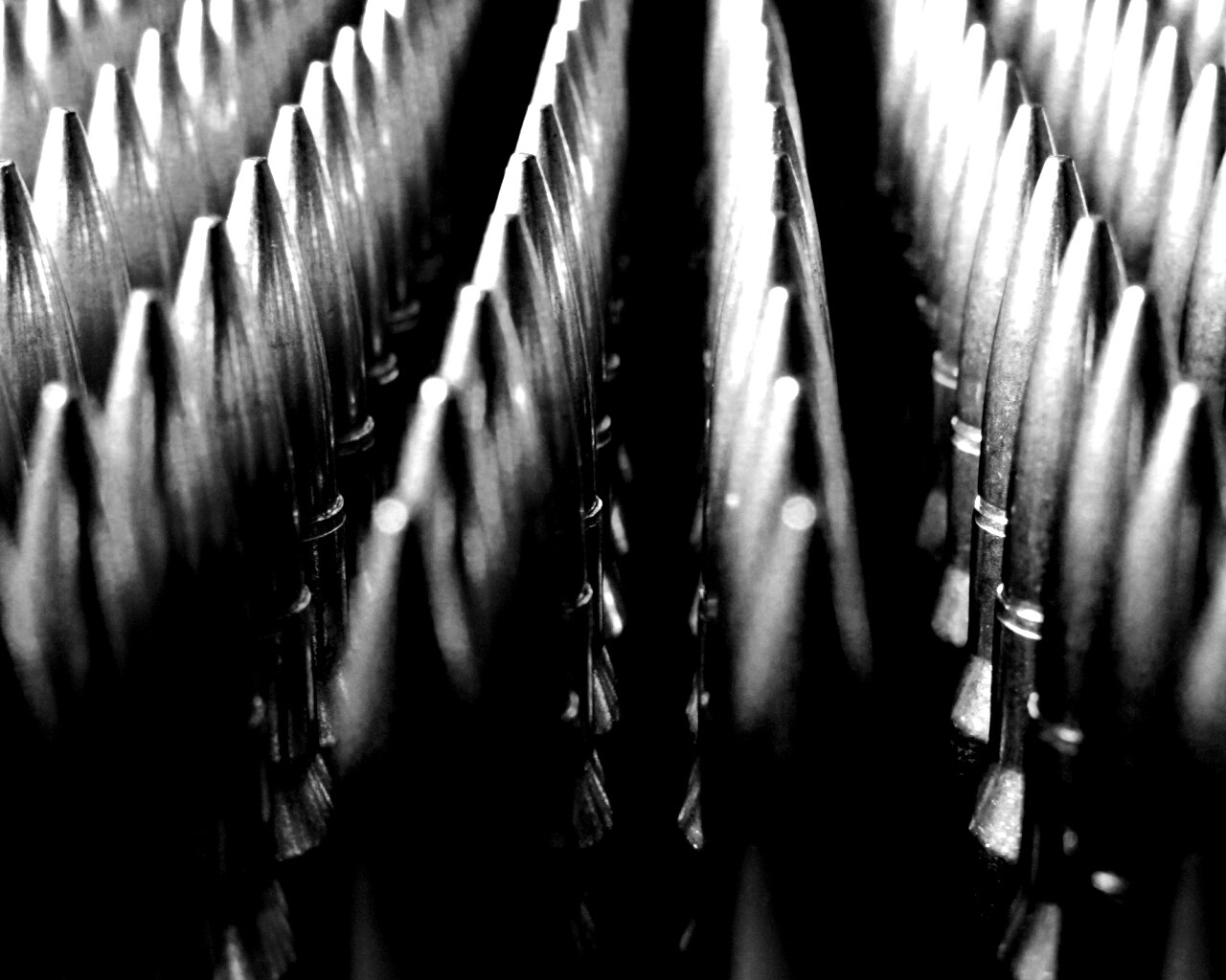 Стройные ряды патронов обои