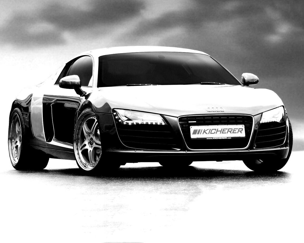 Ауди R8 металлик обои