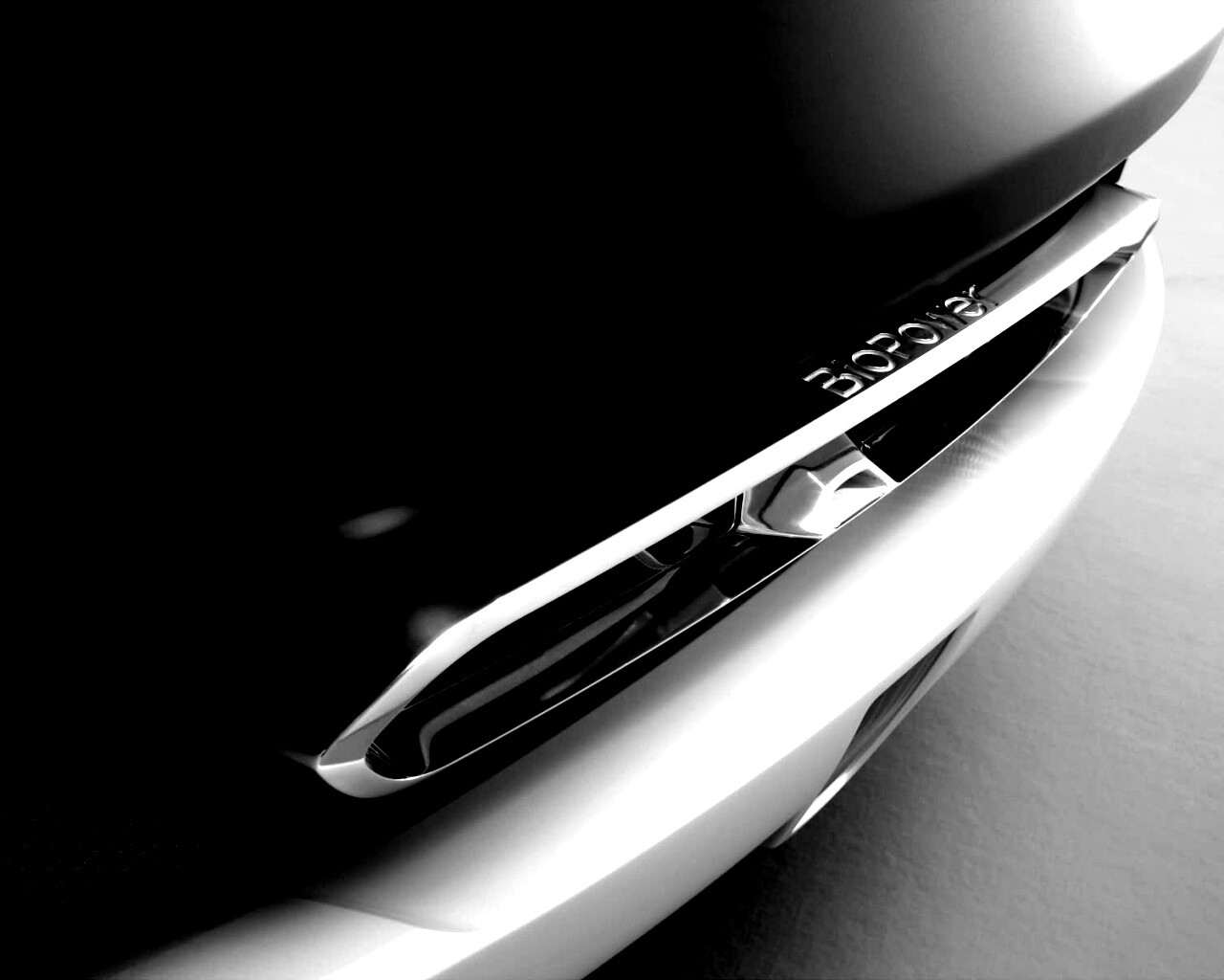 Хромированный бампер обои