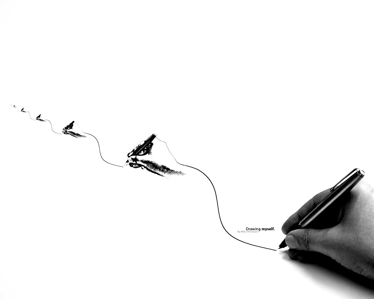 Рисунок - рекурсия обои