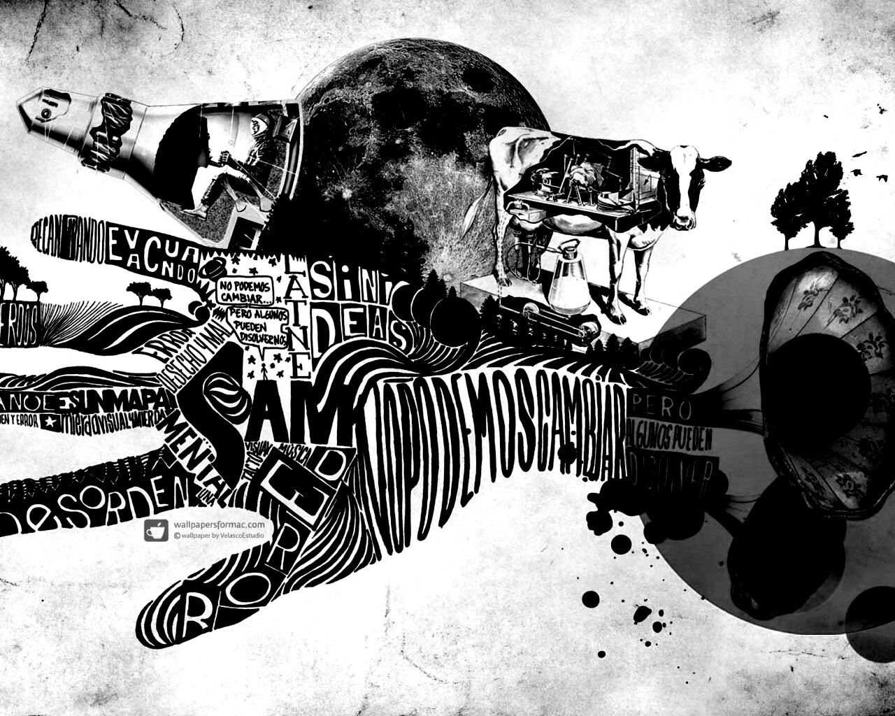 Абстрактные обои для Apple обои