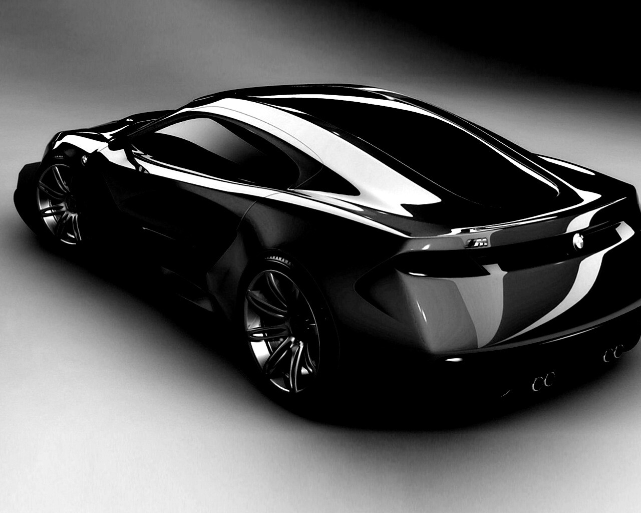 Красный концепт BMW обои