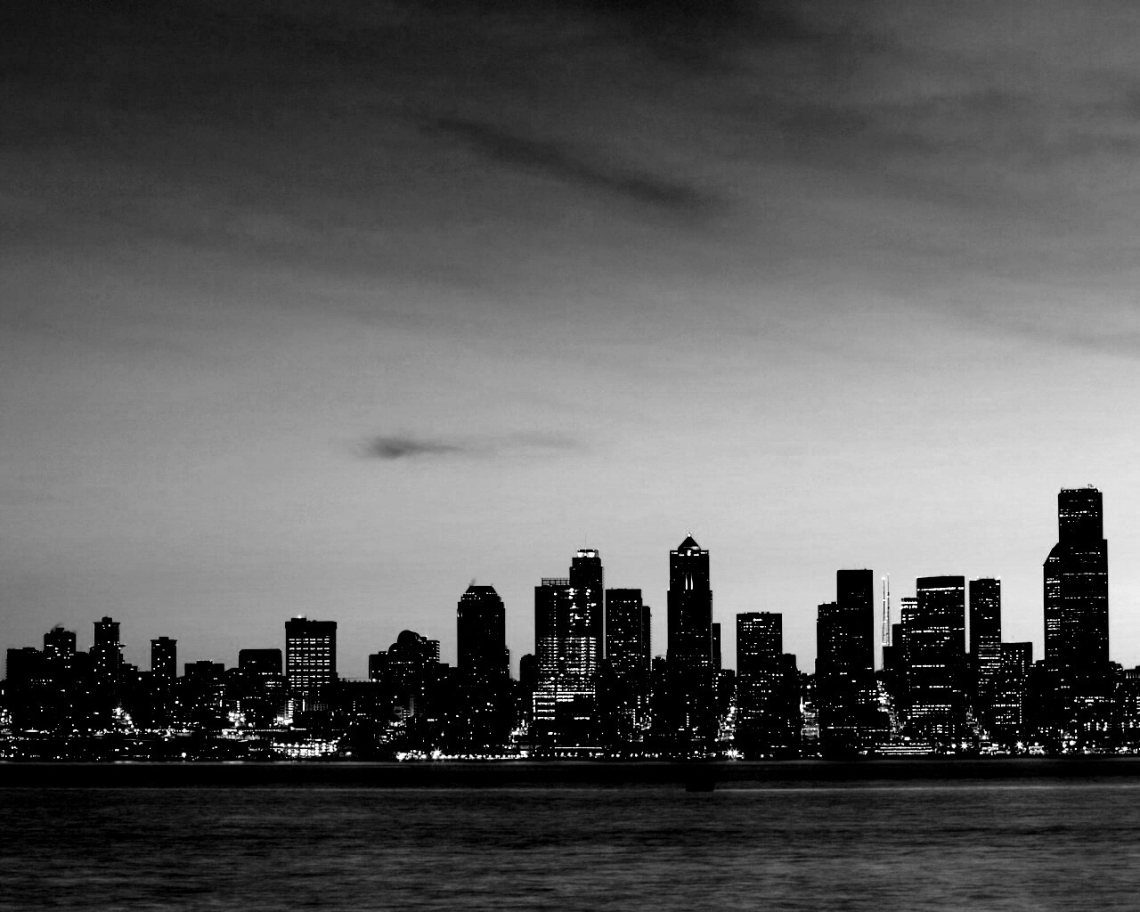 Пейзаж Сиэтла обои