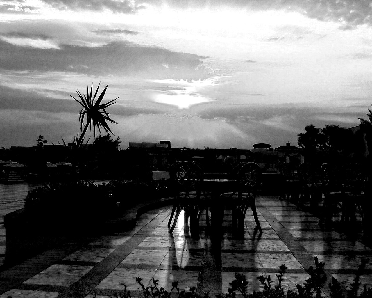 Закат в Хургаде обои