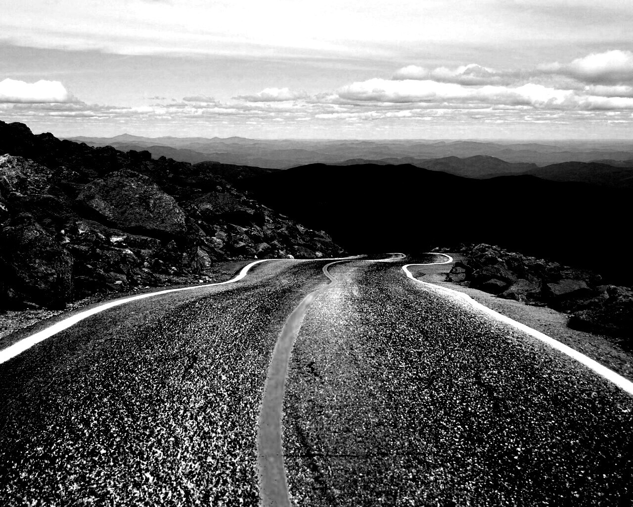 Горная дорога обои