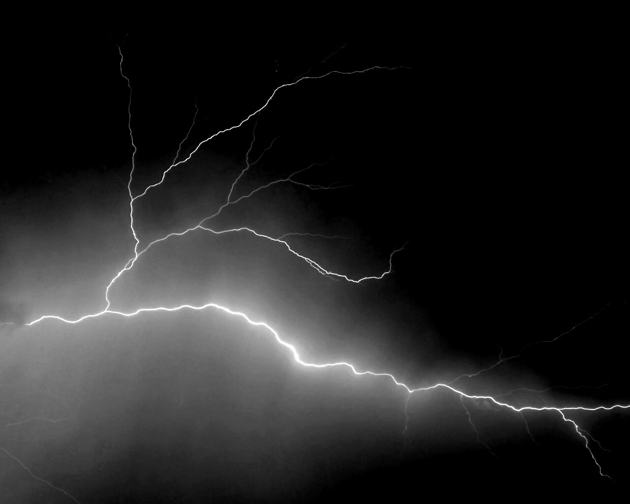 Ветвистая молния обои
