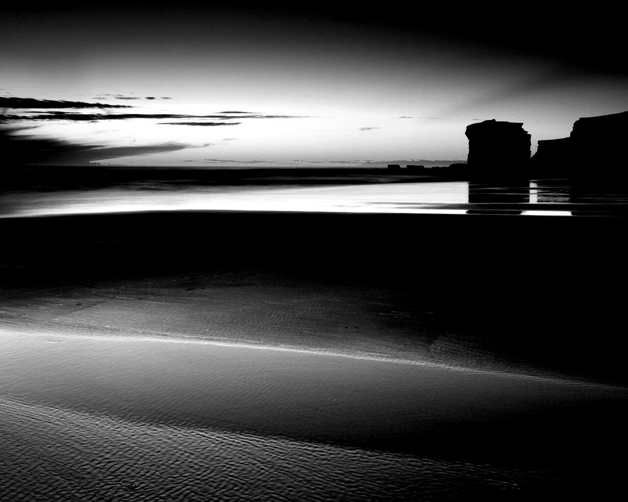 Песчанная отмель обои