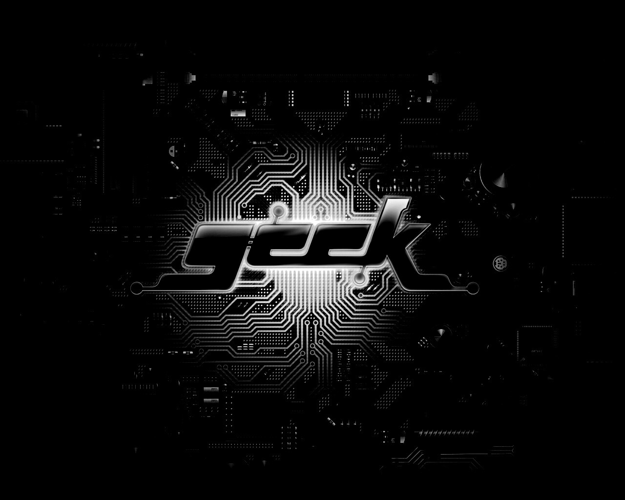 Печатная плата Geek обои
