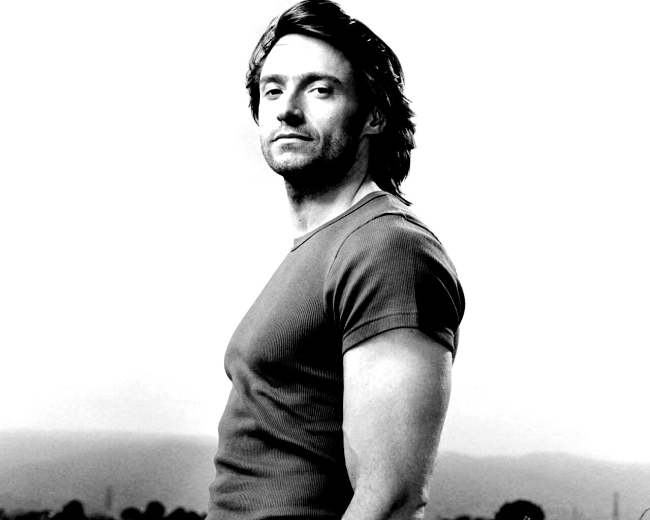 Хью Джекман в анфас обои