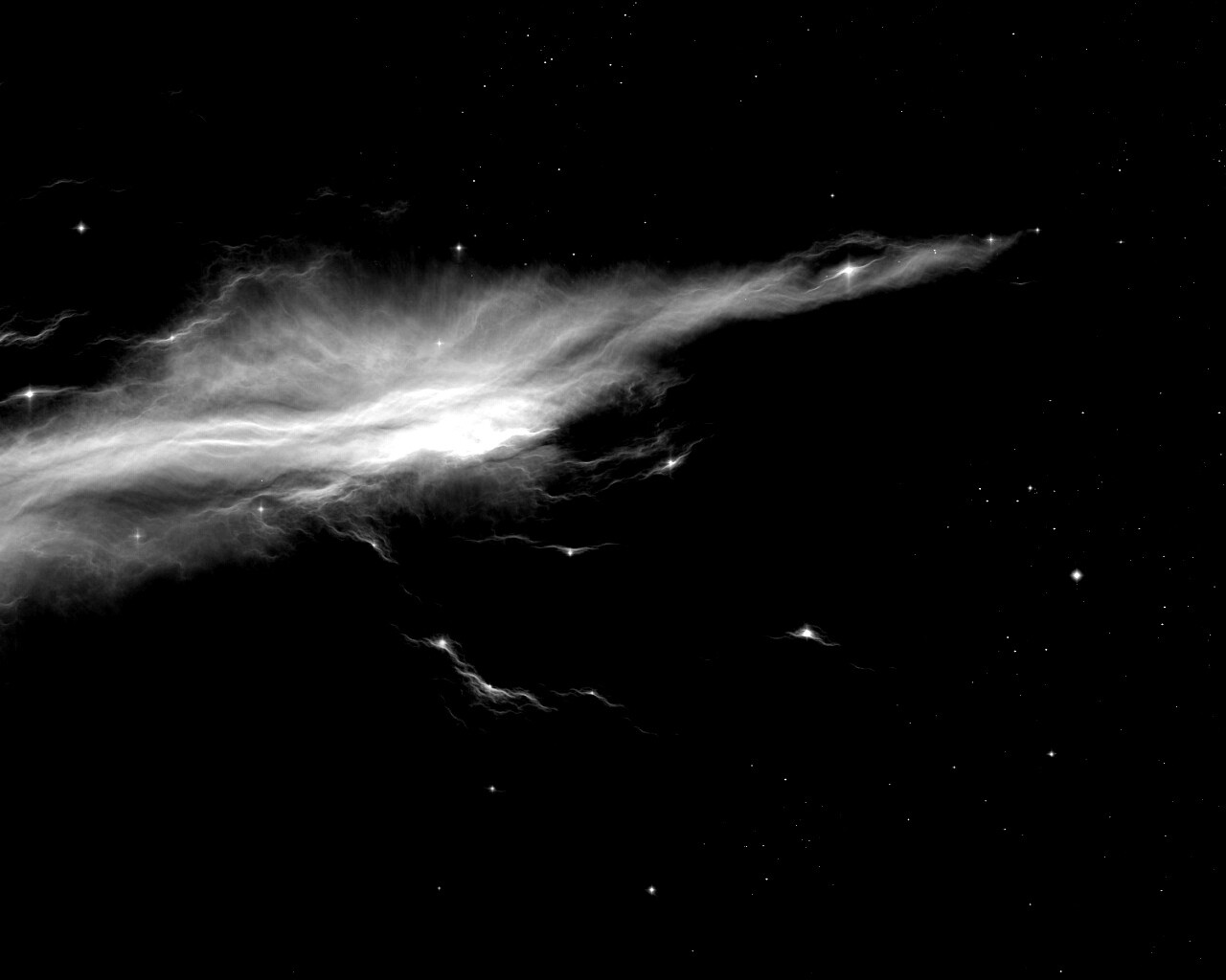 Туманность в глубинах космоса обои