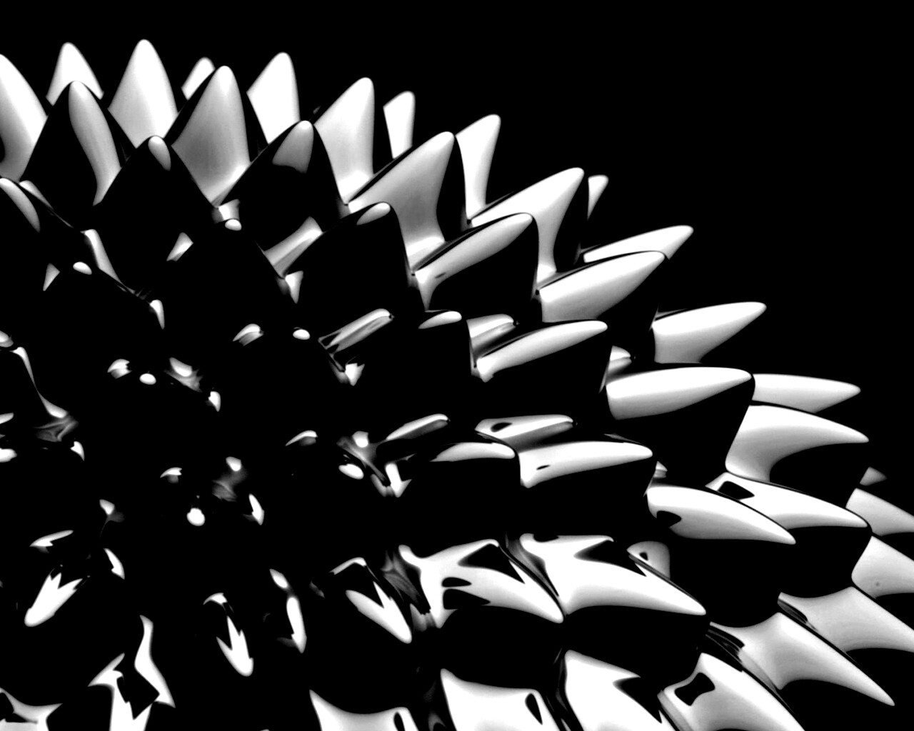 Стеклянные шипы обои