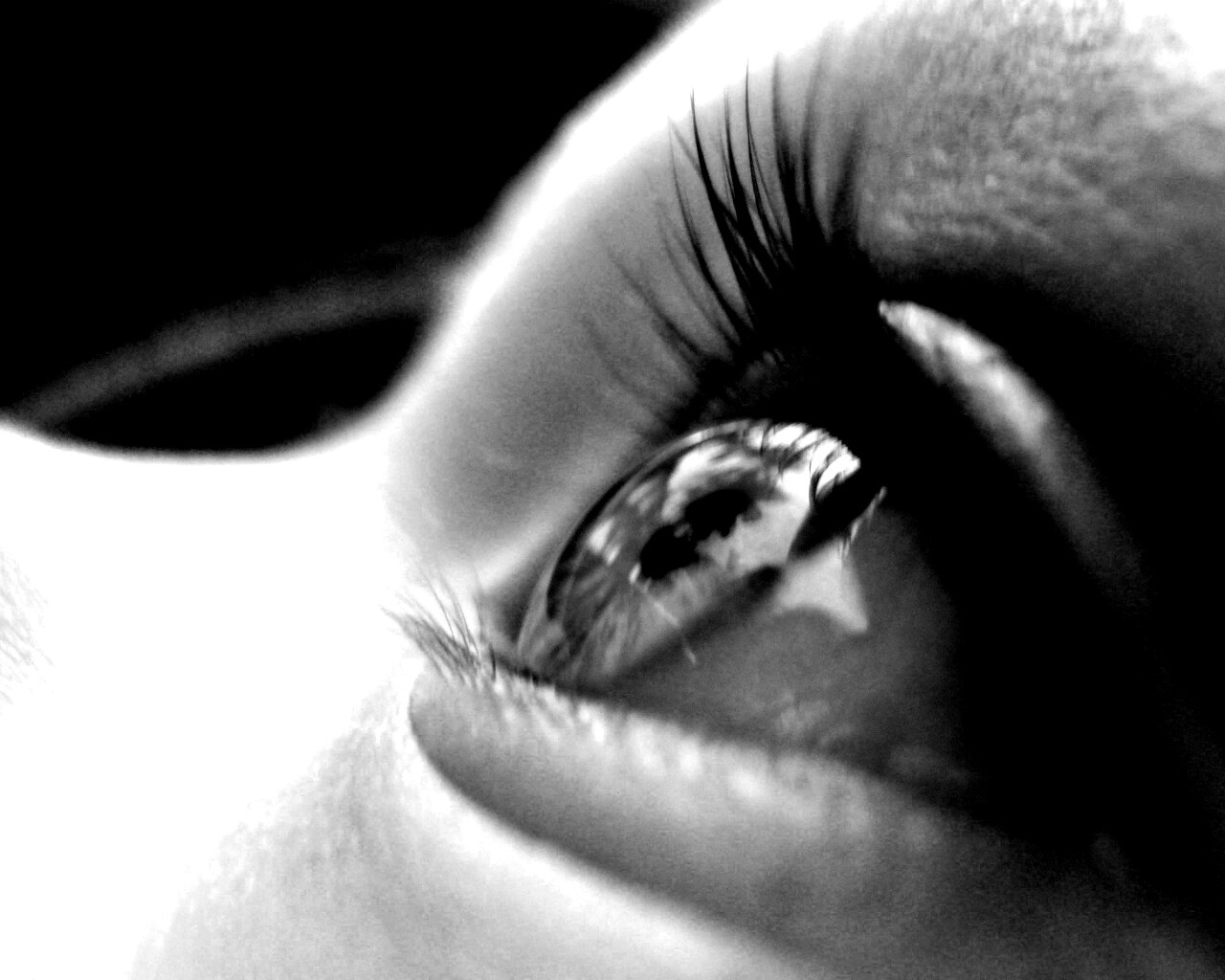 Ясный взгляд младенца обои