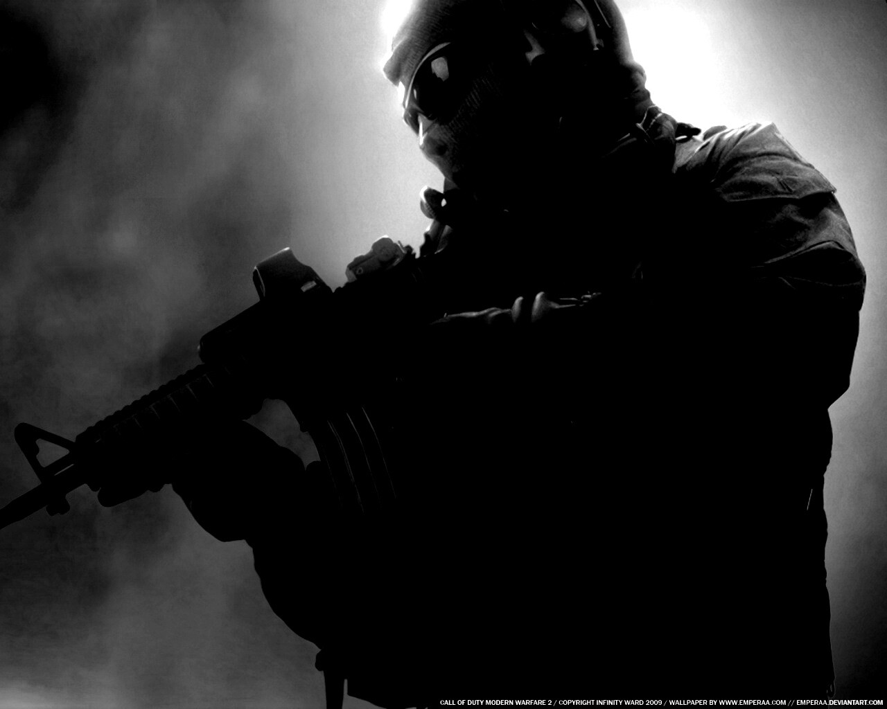 Солдат в маске обои