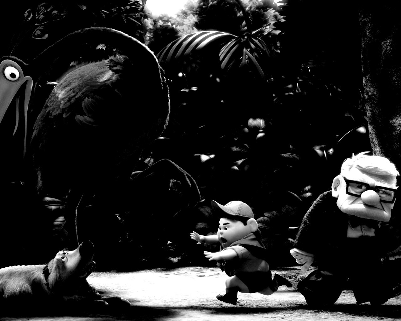 Герои мульфильма "Вверх" обои