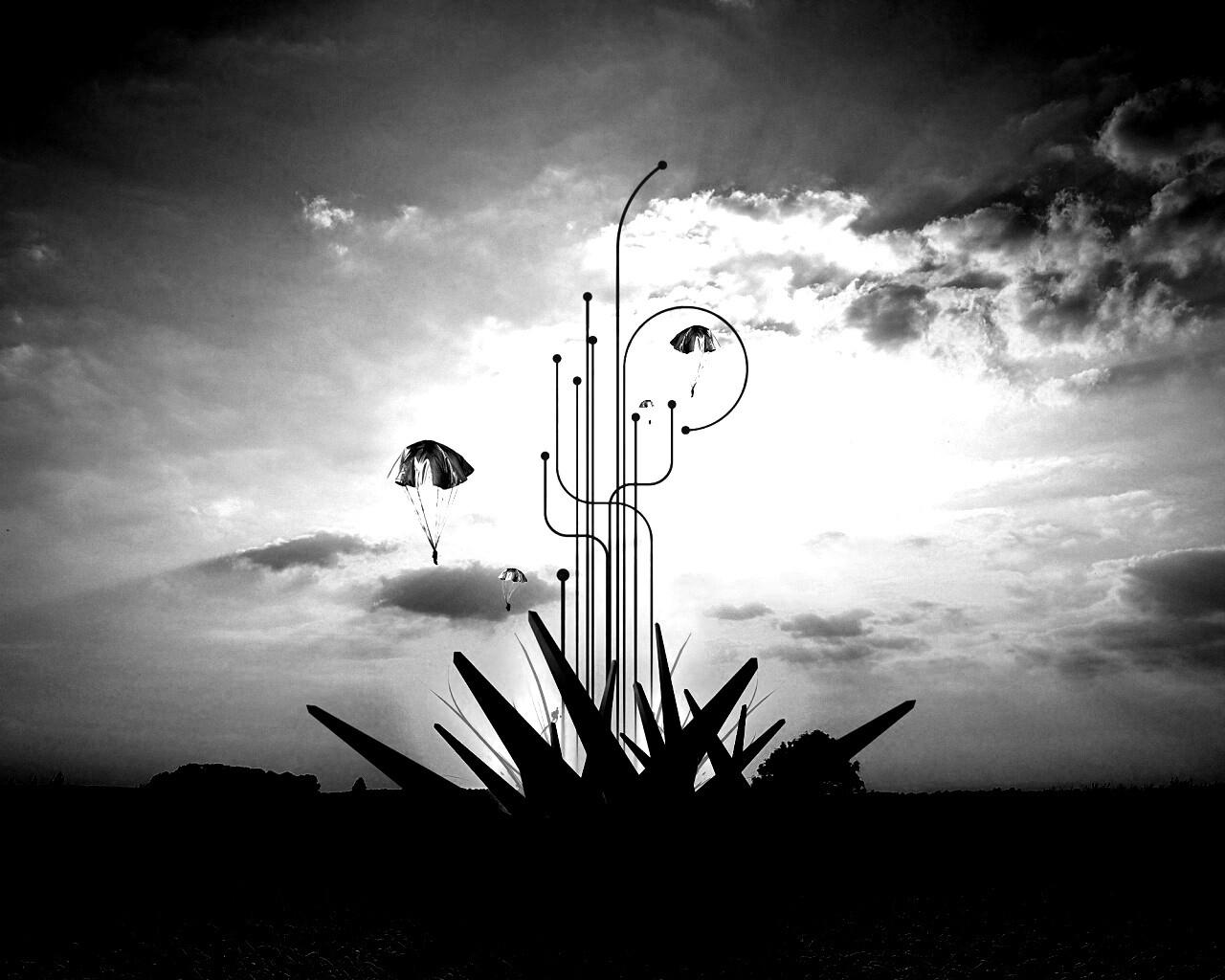 Абстрактный взрыв в настоящем мире обои