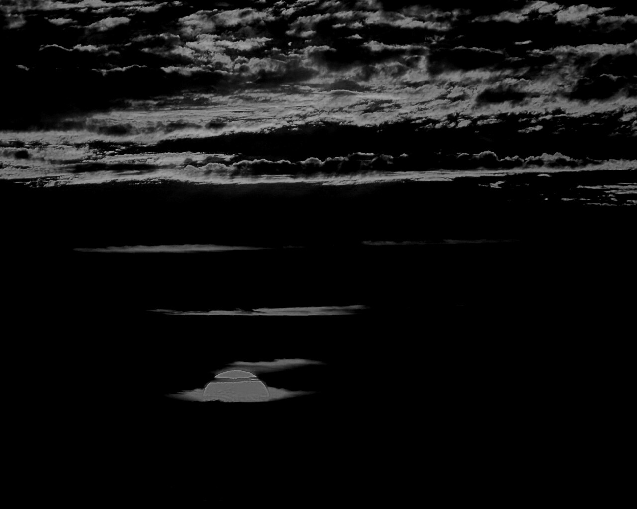 Закат в море обои