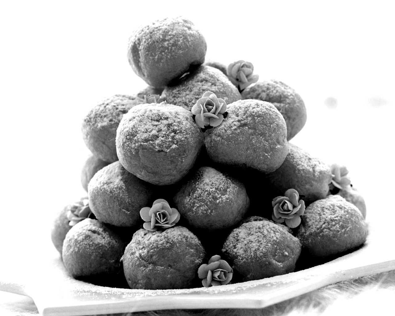 Круглые пироженки обои