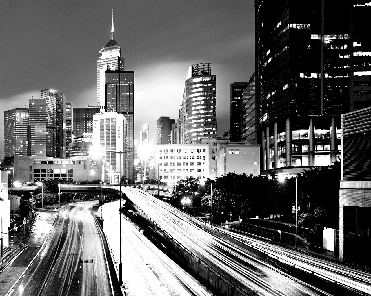 Огни Гонконга обои