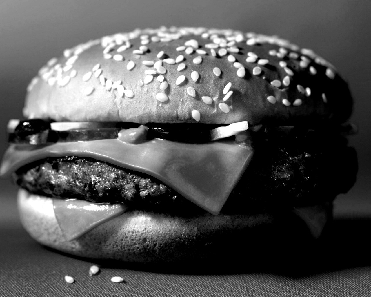 Сочный чизбургер обои