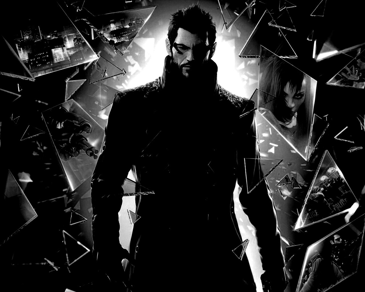 Адам Дженсен из Deus Ex : Human Revolution обои