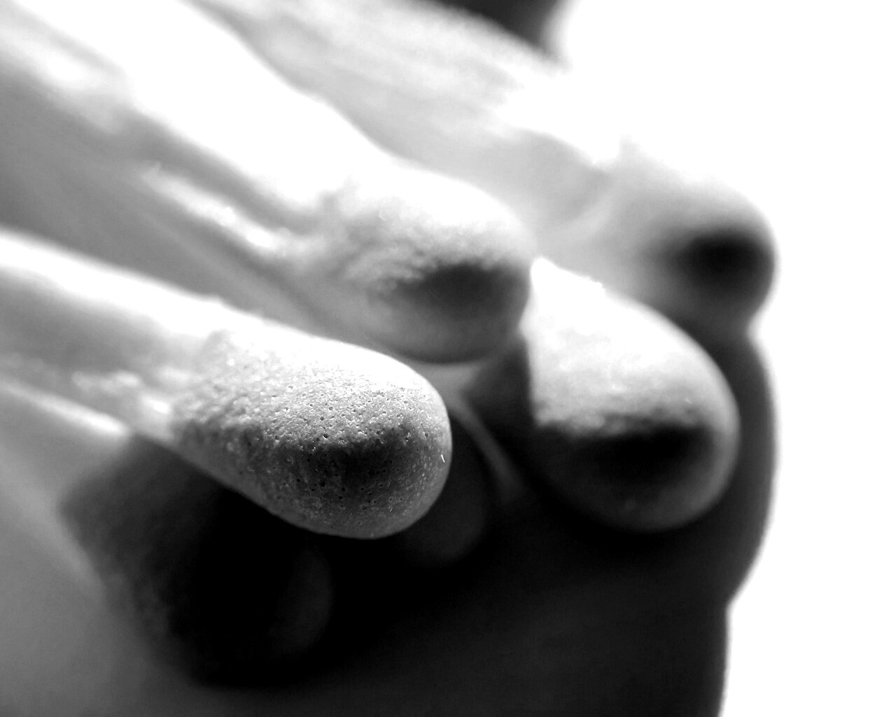 Спички в макро съемке обои