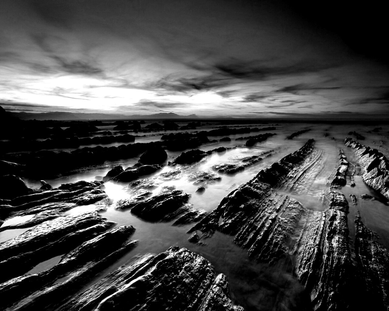 Рифы в тумане обои