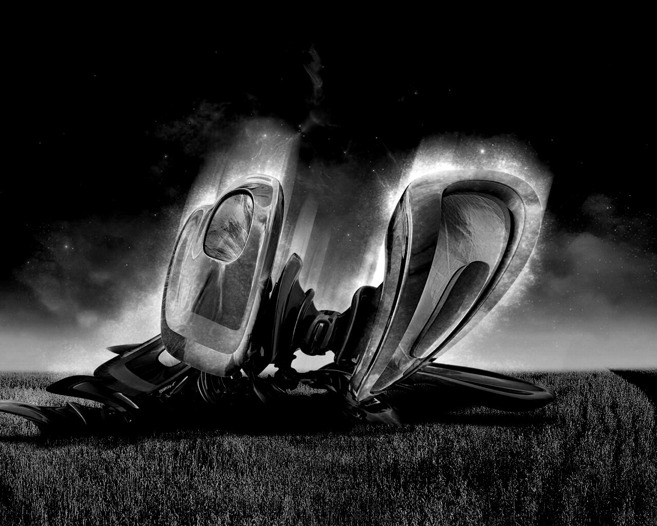 Нечто в поле обои