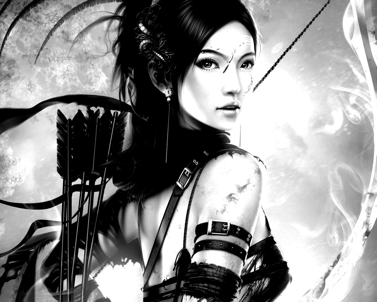 Лучница обои