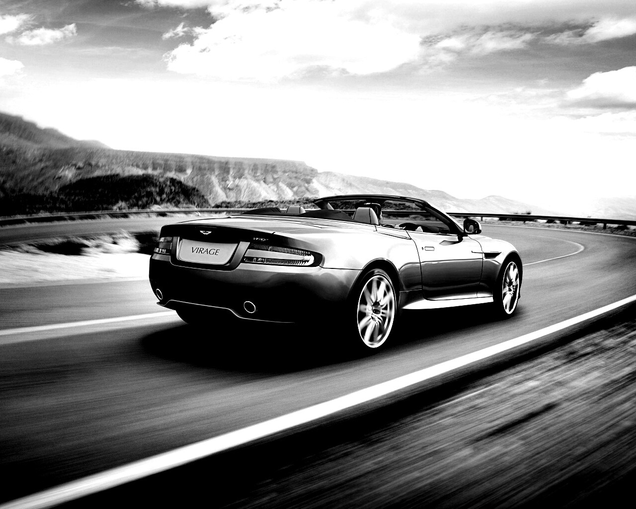 Астон кабриолет обои