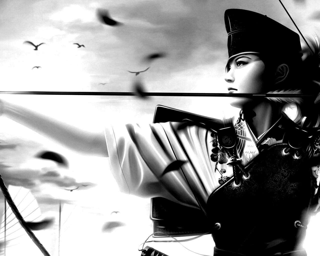 Лучница обои