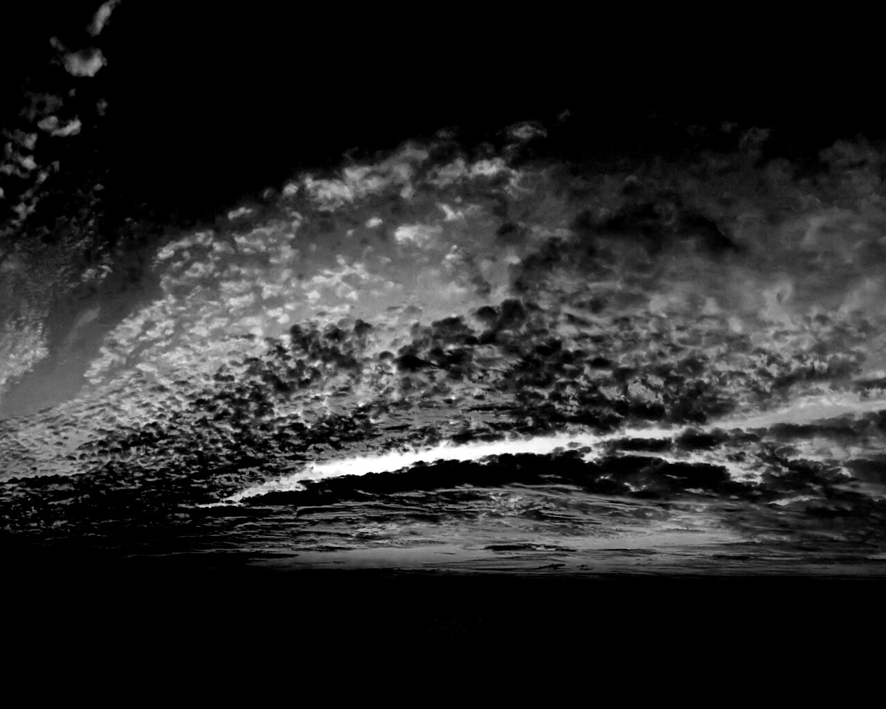 Изумитеьное закатное небо обои