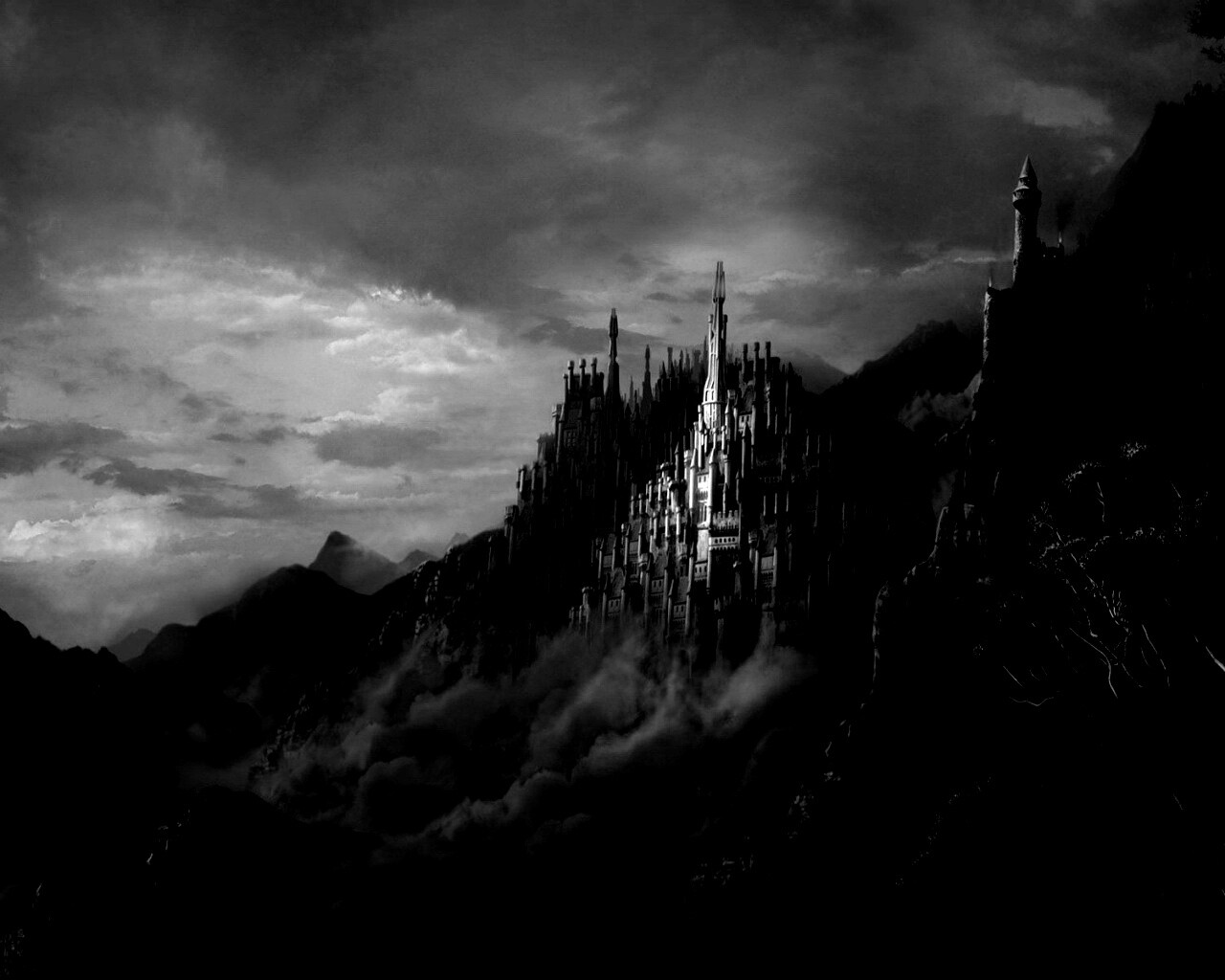 Сказочный город обои