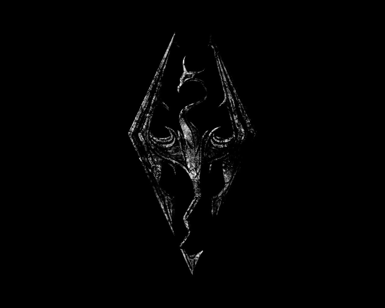 Логотип Skyrim обои