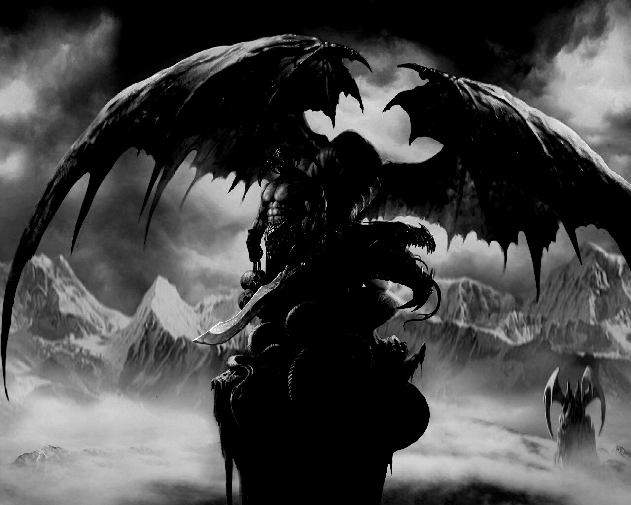 Варвар и дракон обои