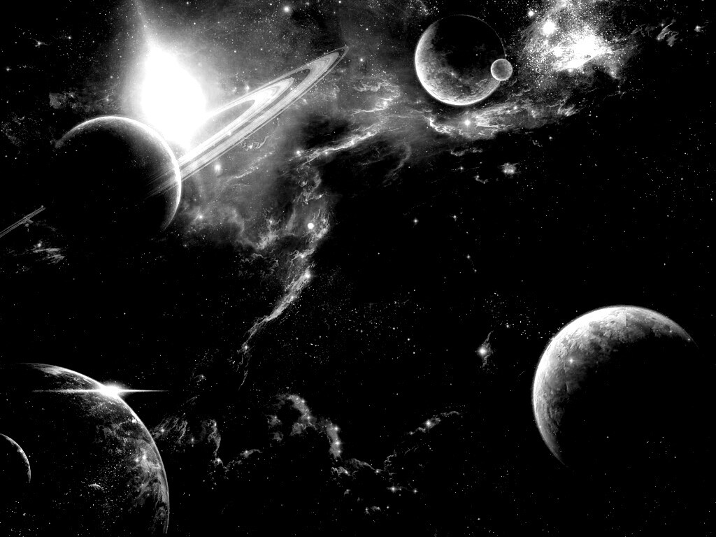 Красные оттенки космоса обои