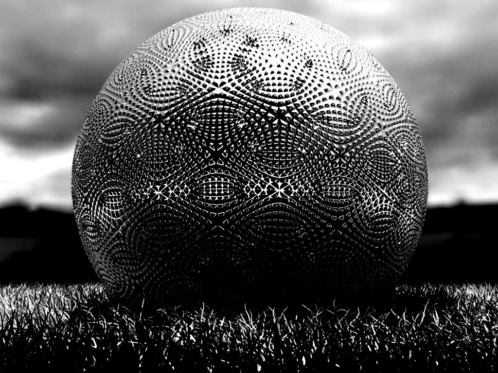 Металлический мяч для гольфа обои