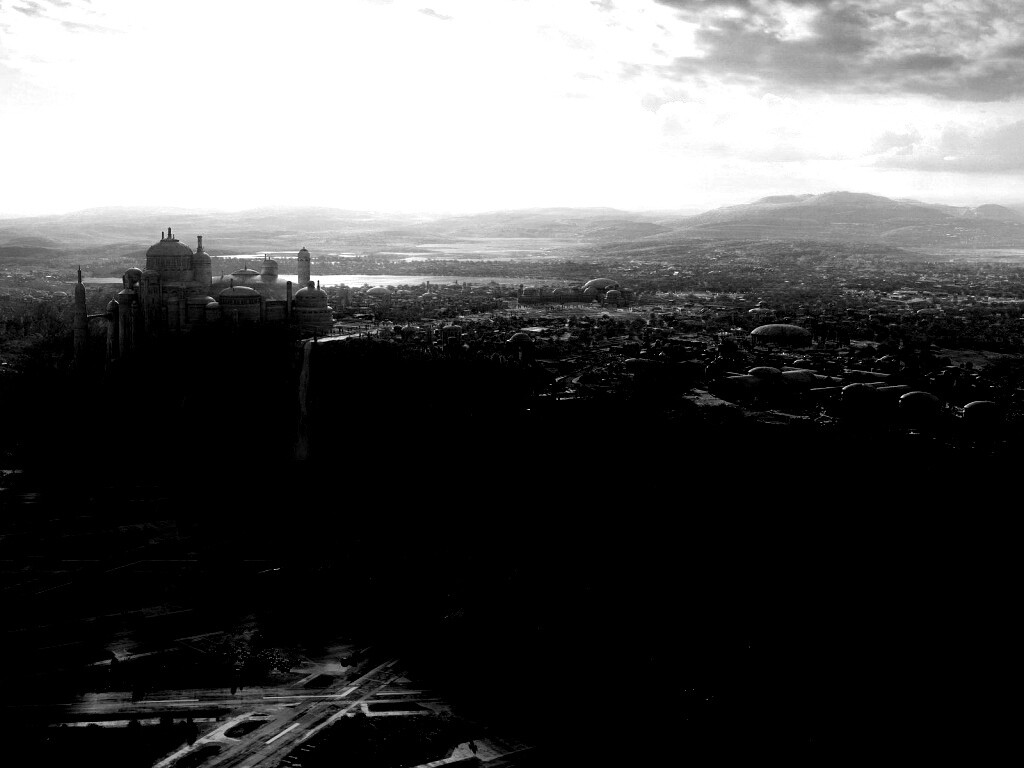 Космопорт в джунглях обои