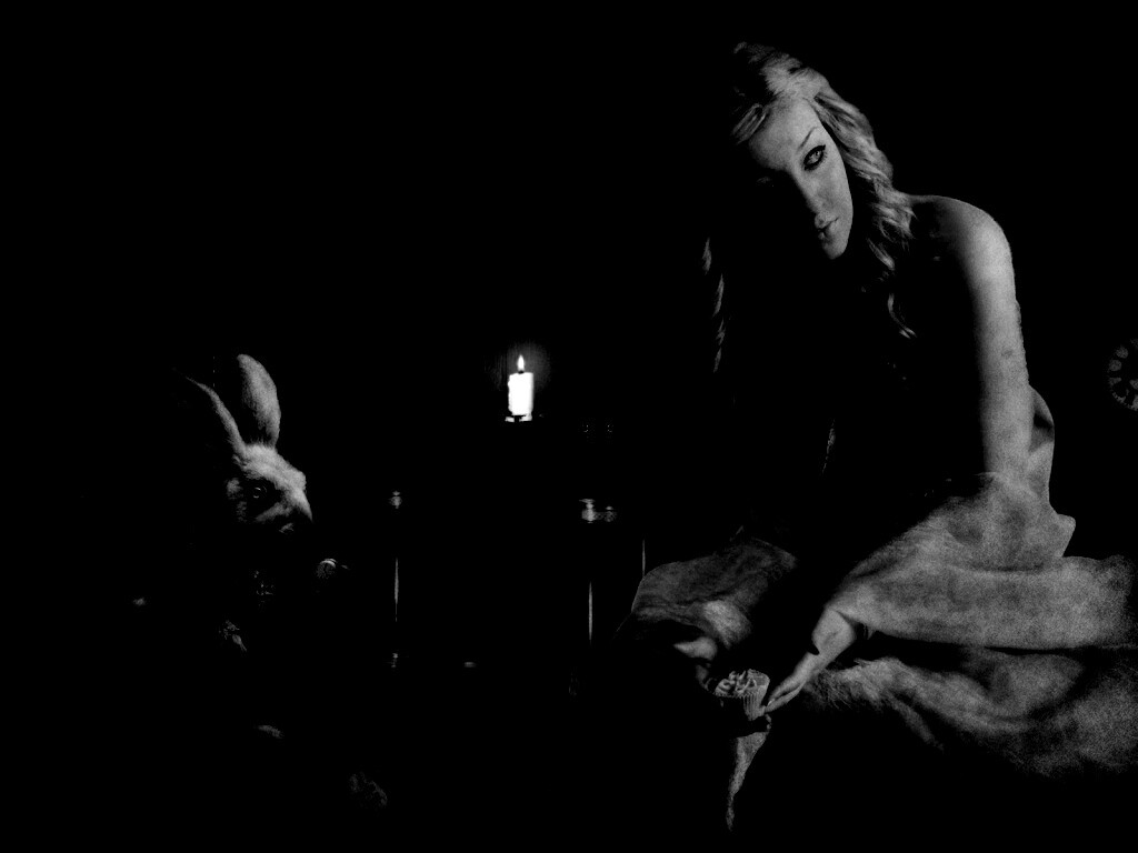 Алиса и белый кролик обои