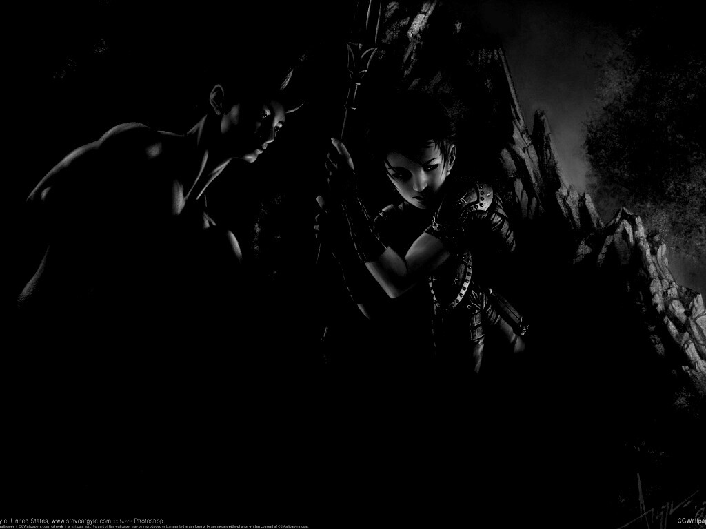 Девушка и сильван обои