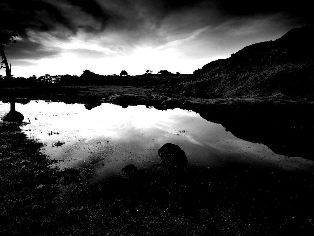 Затопленная долина в Новой Зеландии обои