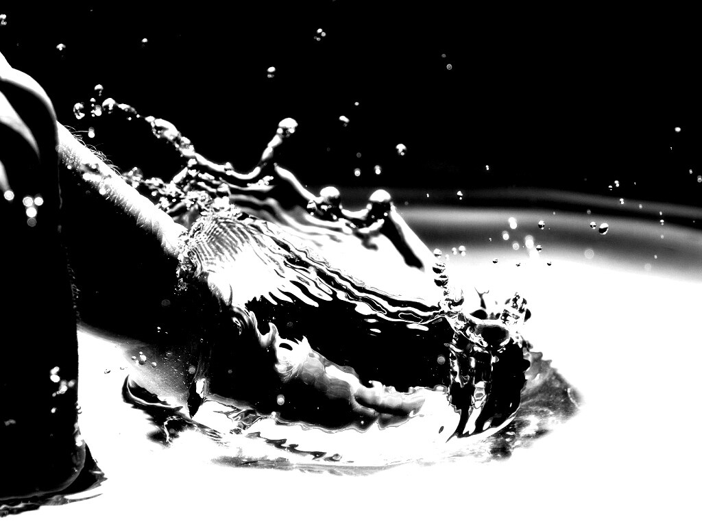 Палец в воде обои