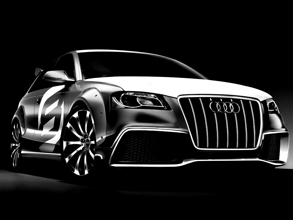 Красный Ауди обои